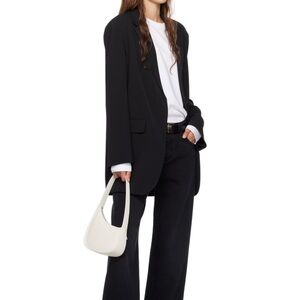 IVAN GRUNDAHL Linea S Black Blazer Jacket Oversized Big Pockets Medium-Large